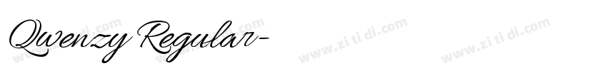 Qwenzy Regular字体转换 Qwenzy Regular字体转换